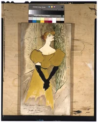 Yvette Guilbert, 1895 (keramik)
